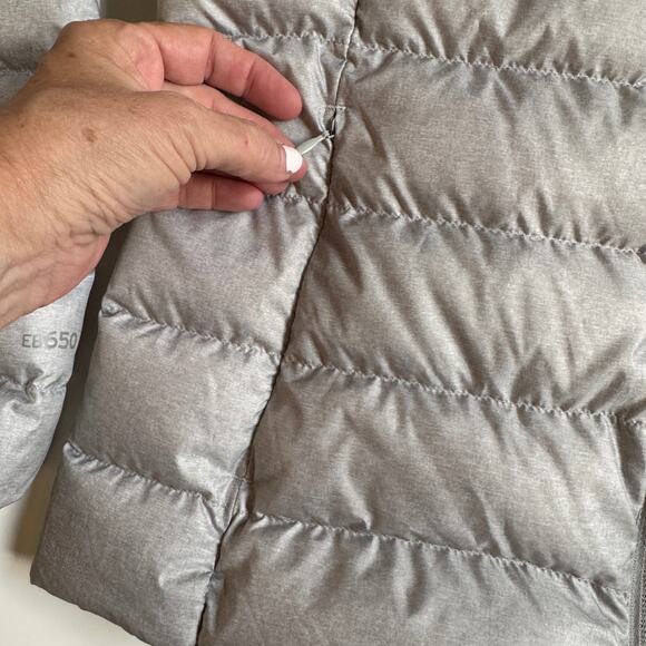 Eddie Bauer Women's CirrusLite Down Packable Jacket Gray EB650 EUC Size Small - Picture 7 of 16